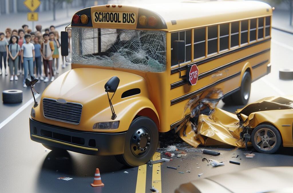 Hamilton County Highway Crash Involves Empty School Bus: Two Injured
