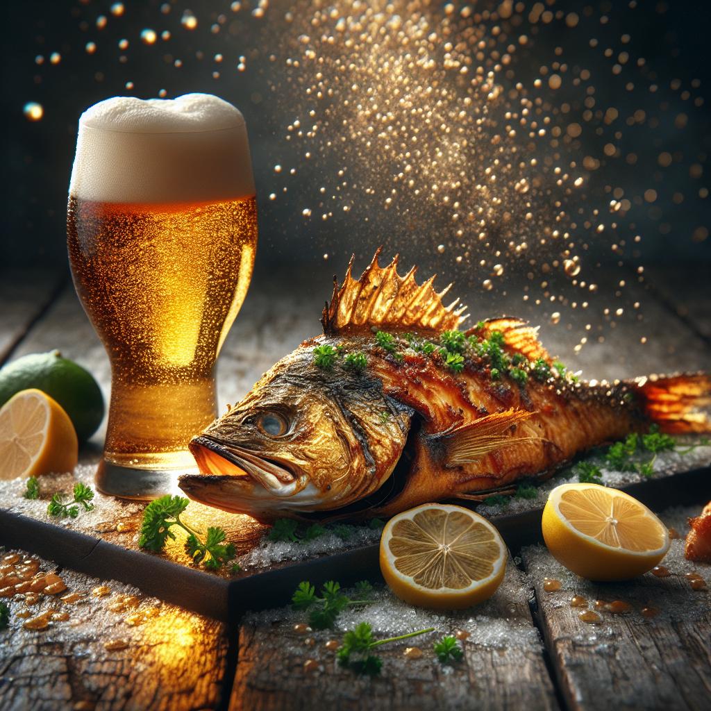 Fish and beer pairing.