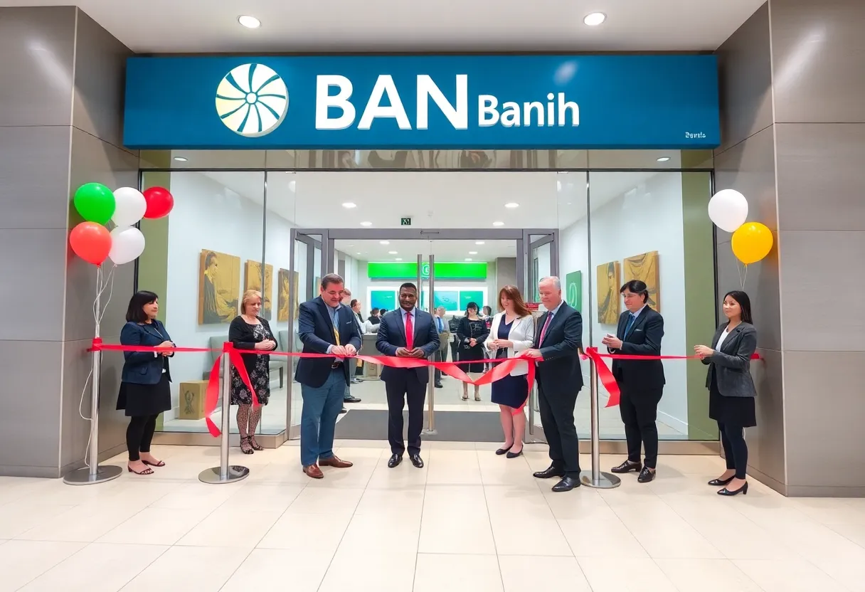 Ribbon cutting ceremony for Chase Bank in Chattanooga