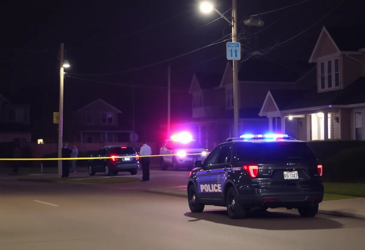 Police officers responding to a shooting scene in Chattanooga