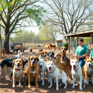 Animals in a caring shelter environment at the Humane Educational Society