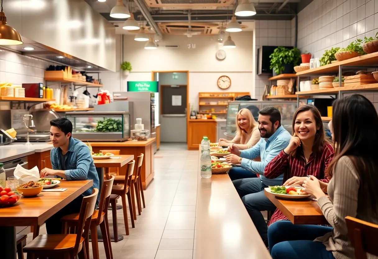 Healthy food practices in a Chattanooga restaurant