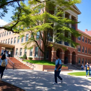 University of Tennessee students on campus