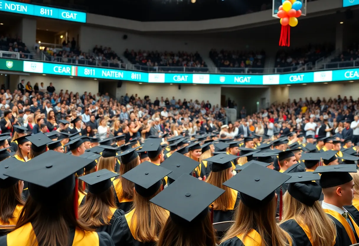 Graduation ceremony at UTC