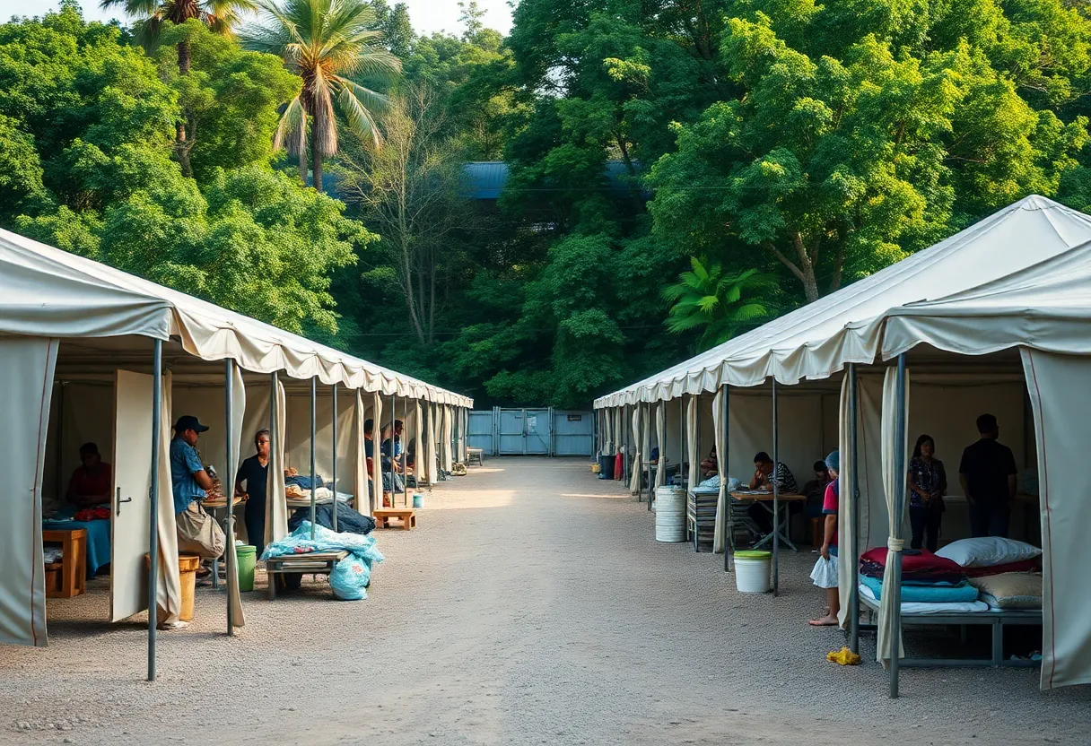 Temporary detention center in South Florida known as Alligator Alcatraz