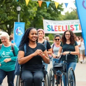 Community celebration for the Americans with Disabilities Act in Chattanooga