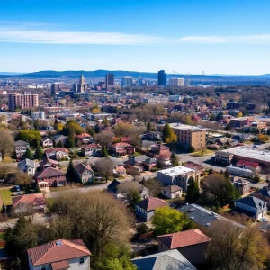 Panoramic view of Chattanooga showcasing diverse properties