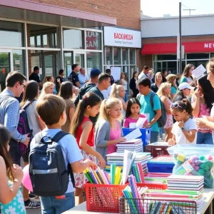 Families participating in Chattanooga back-to-school events