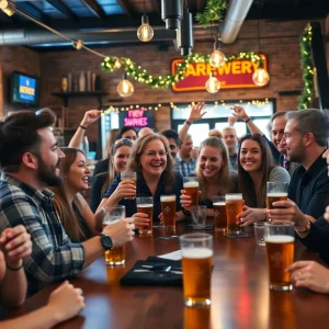 Celebration at Naked River Brewing in Chattanooga