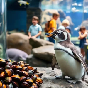 Visitors at the Tennessee Aquarium experiencing new marine exhibits