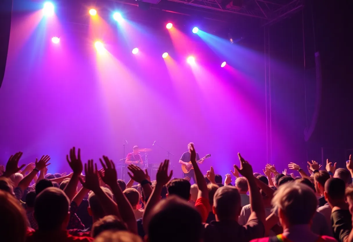Audience enjoying America Concert at Soldiers and Sailors Memorial Auditorium