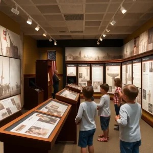 Interactive panel at the American Revolution Experience exhibit