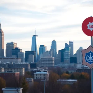 Chattanooga city skyline with focus on public safety and community services.