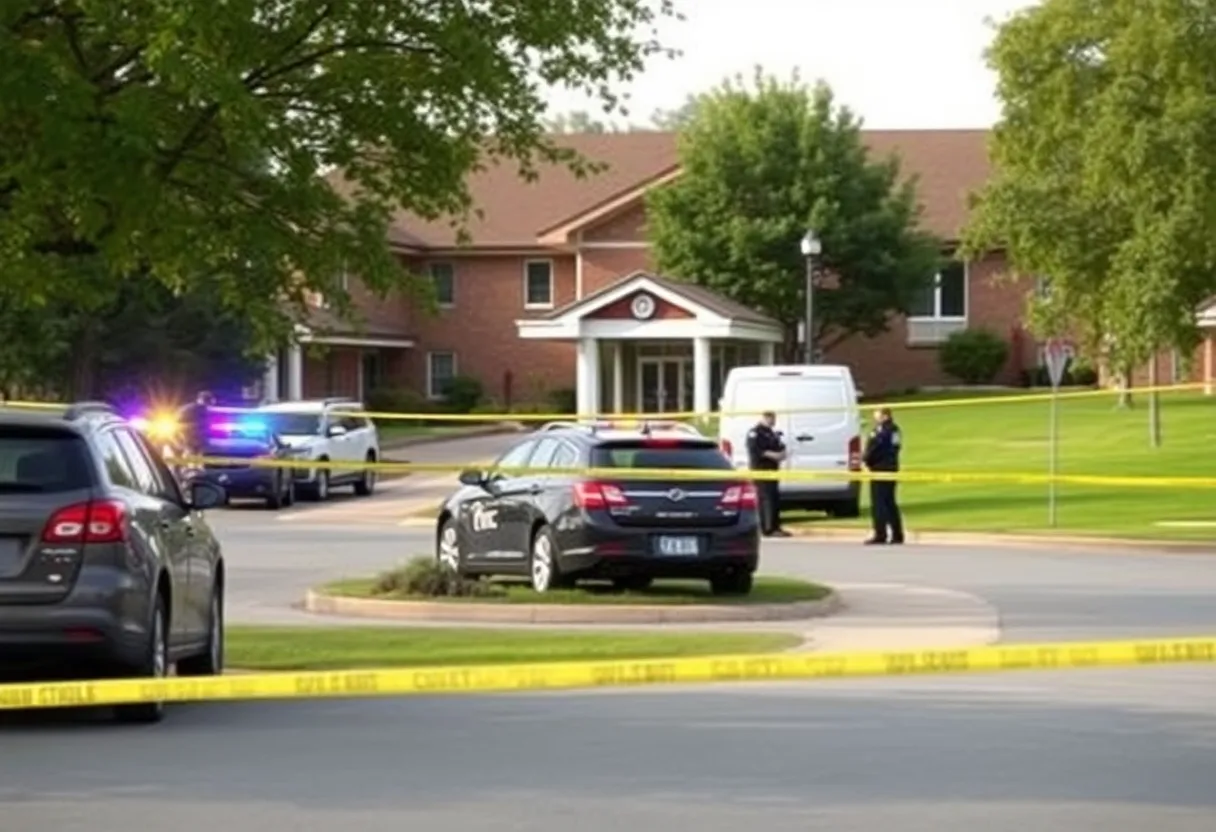 Emergency services responding to a shooting at Tyner Community Center in Chattanooga