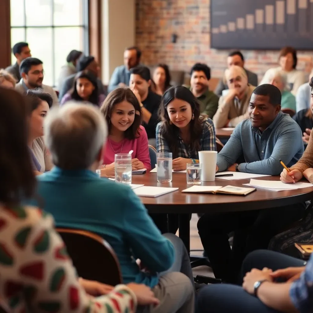 Community leaders in Chattanooga discussing funding initiatives