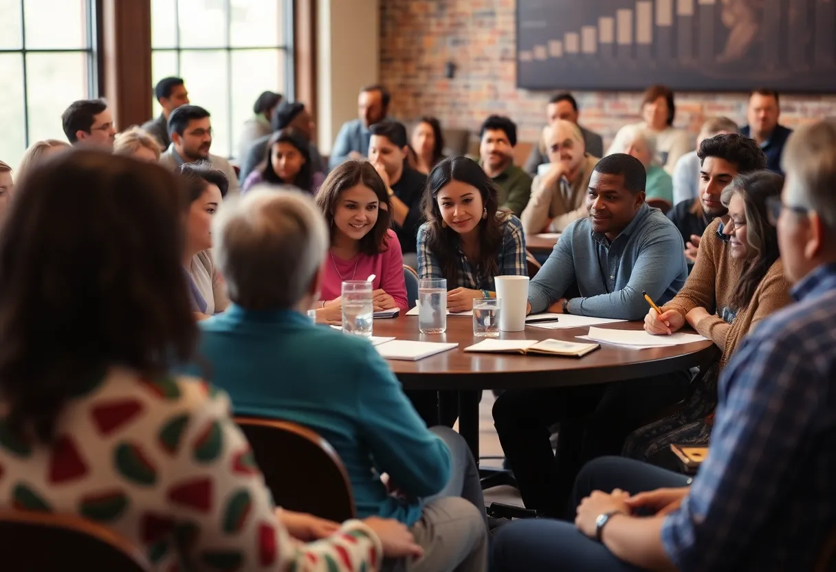 Community leaders in Chattanooga discussing funding initiatives