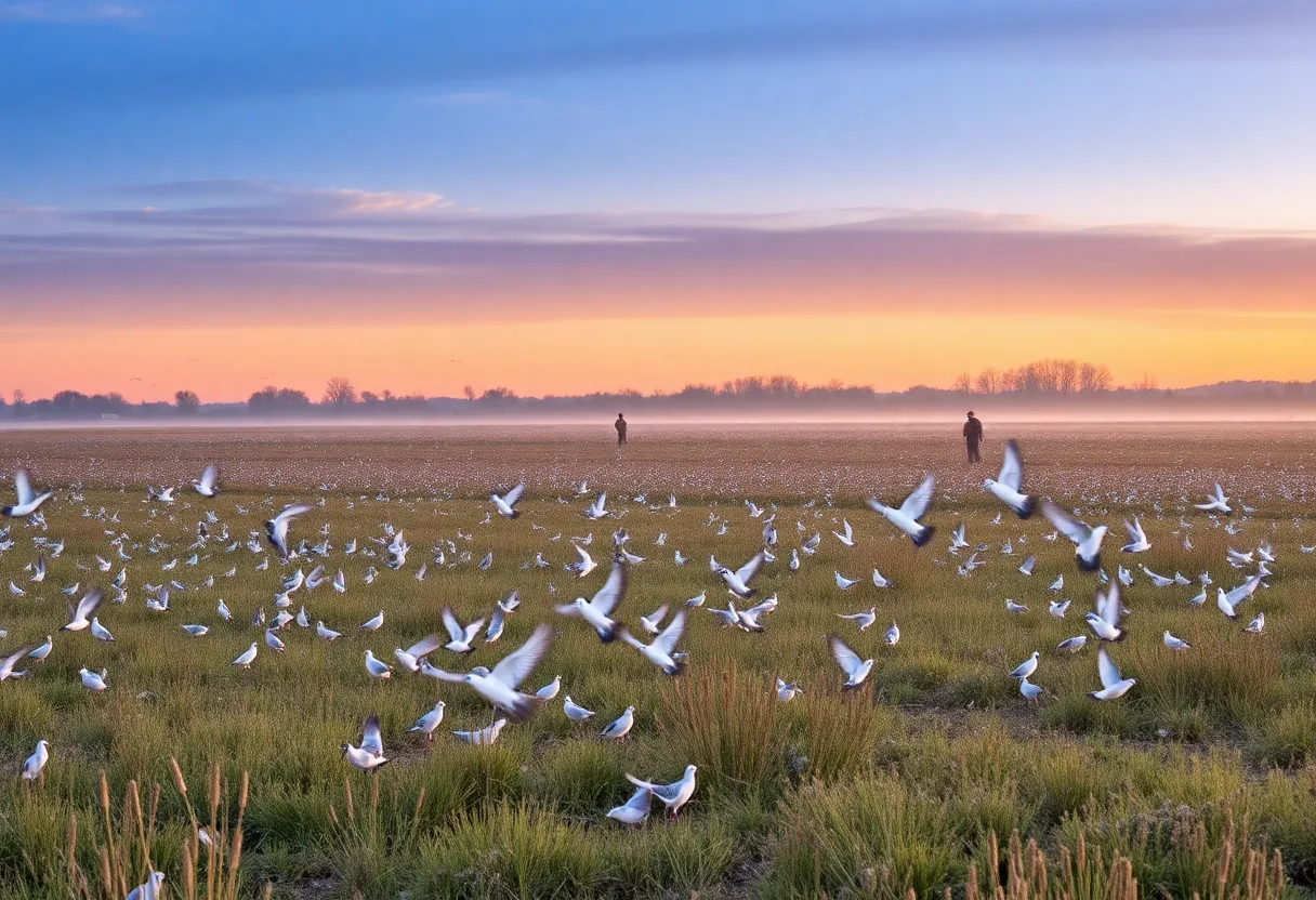 Fields in Chattanooga, Tennessee ready for dove hunting season