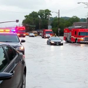 Emergency responders assist residents during Chattanooga flash flooding