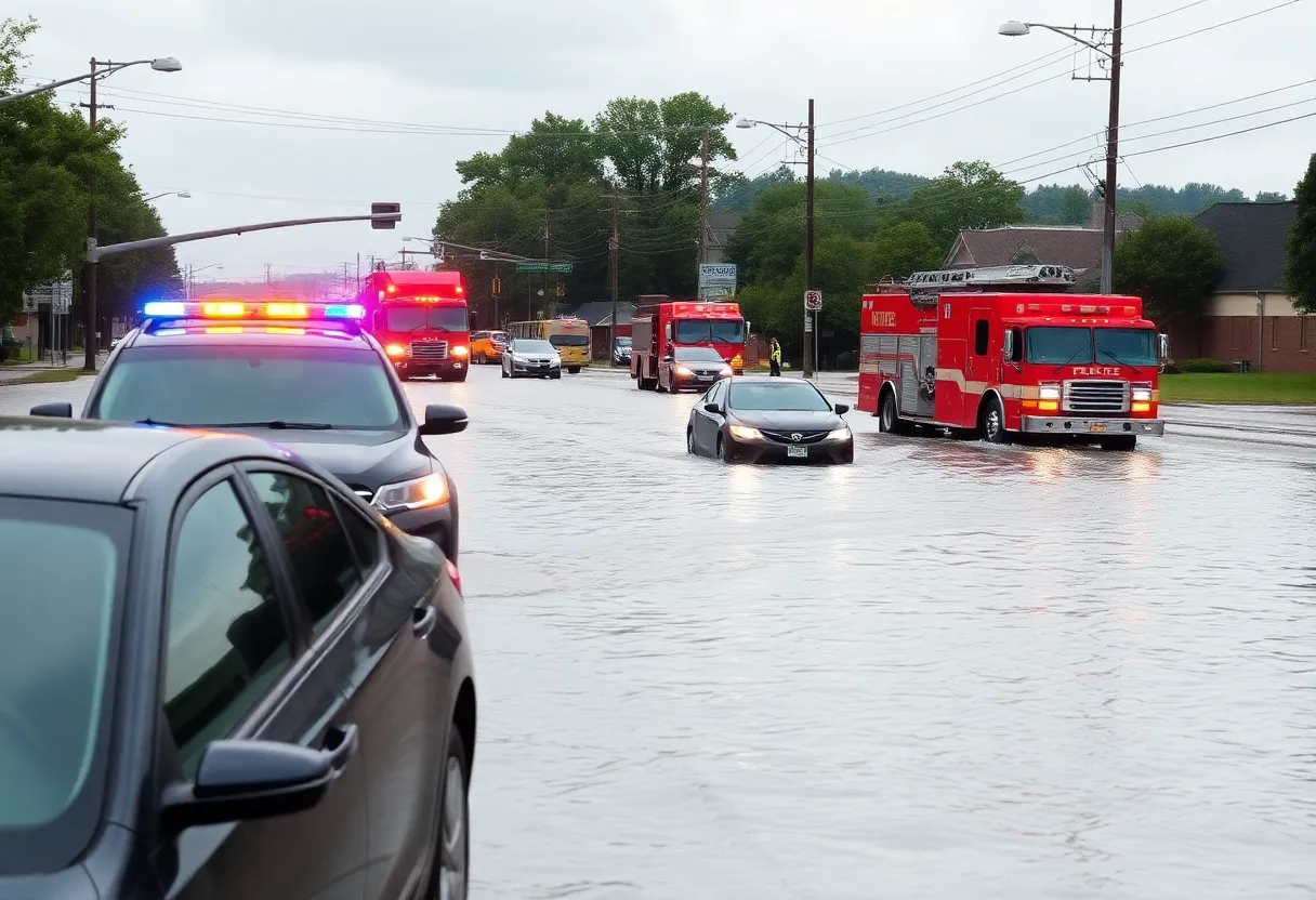 Emergency responders assist residents during Chattanooga flash flooding