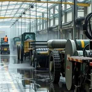 An active Chattanooga manufacturing facility with heavy machinery
