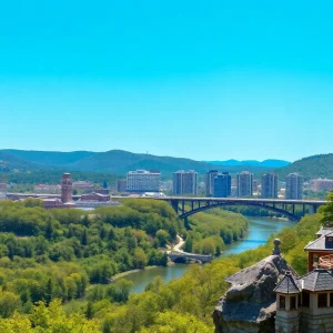 Scenic view of outdoor activities in Chattanooga, Tennessee