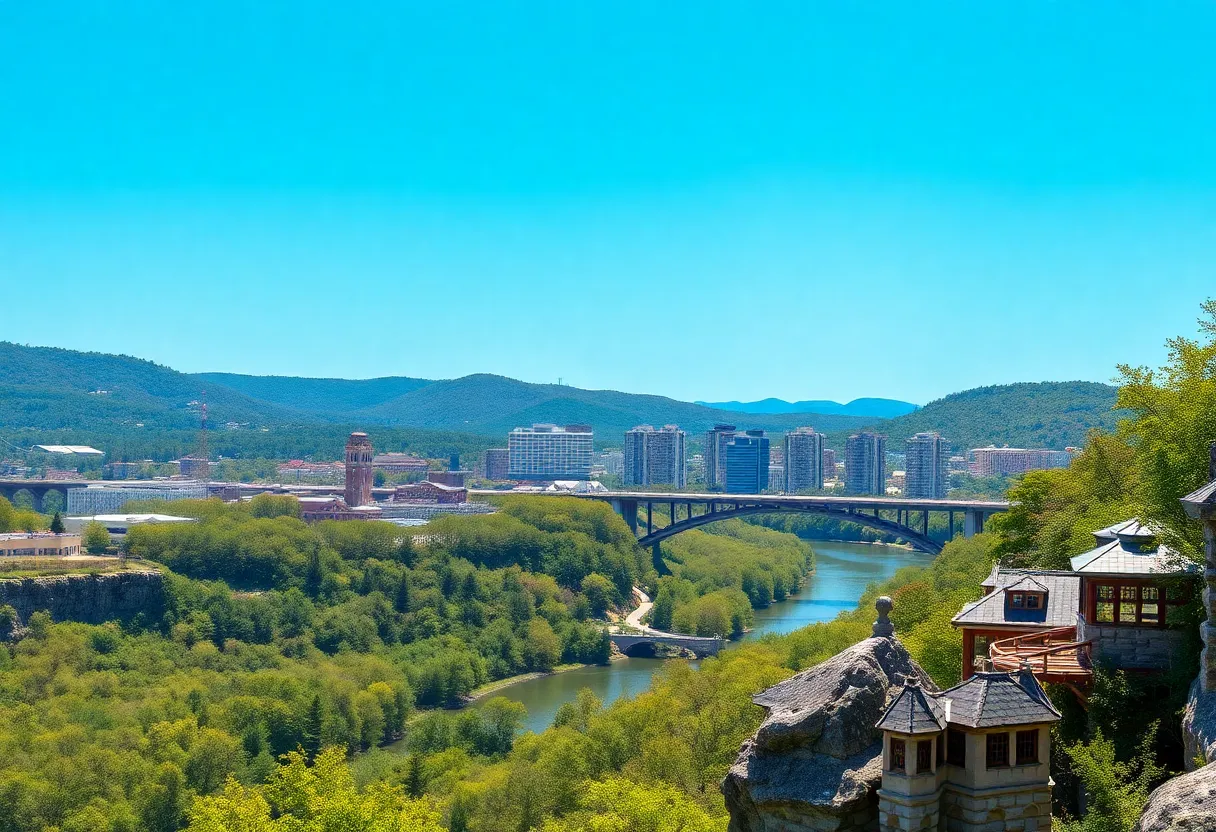 Scenic view of outdoor activities in Chattanooga, Tennessee