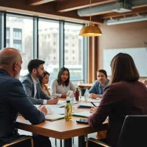 Chattanooga city planning meeting with diverse officials discussing ethics and governance.