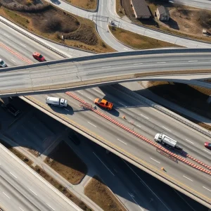 Construction at I-75/I-24 interchange in Chattanooga