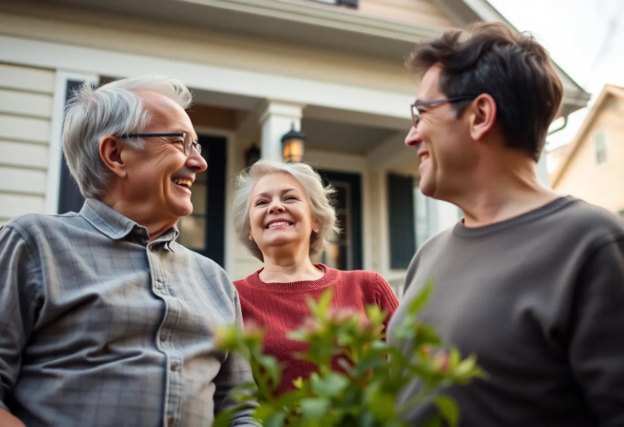 Mature couple in Chattanooga enjoying a peaceful home environment reflecting the senior property tax freeze initiative.