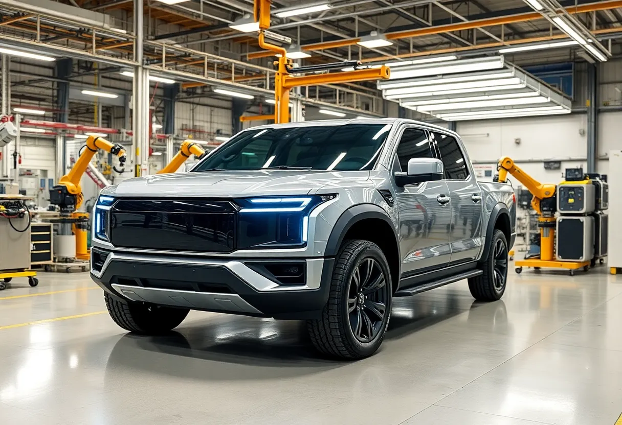 Ford Electric Pickup Manufacturing