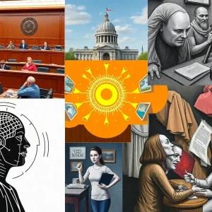 Collage representing Hamilton County's governance discussions and community issues