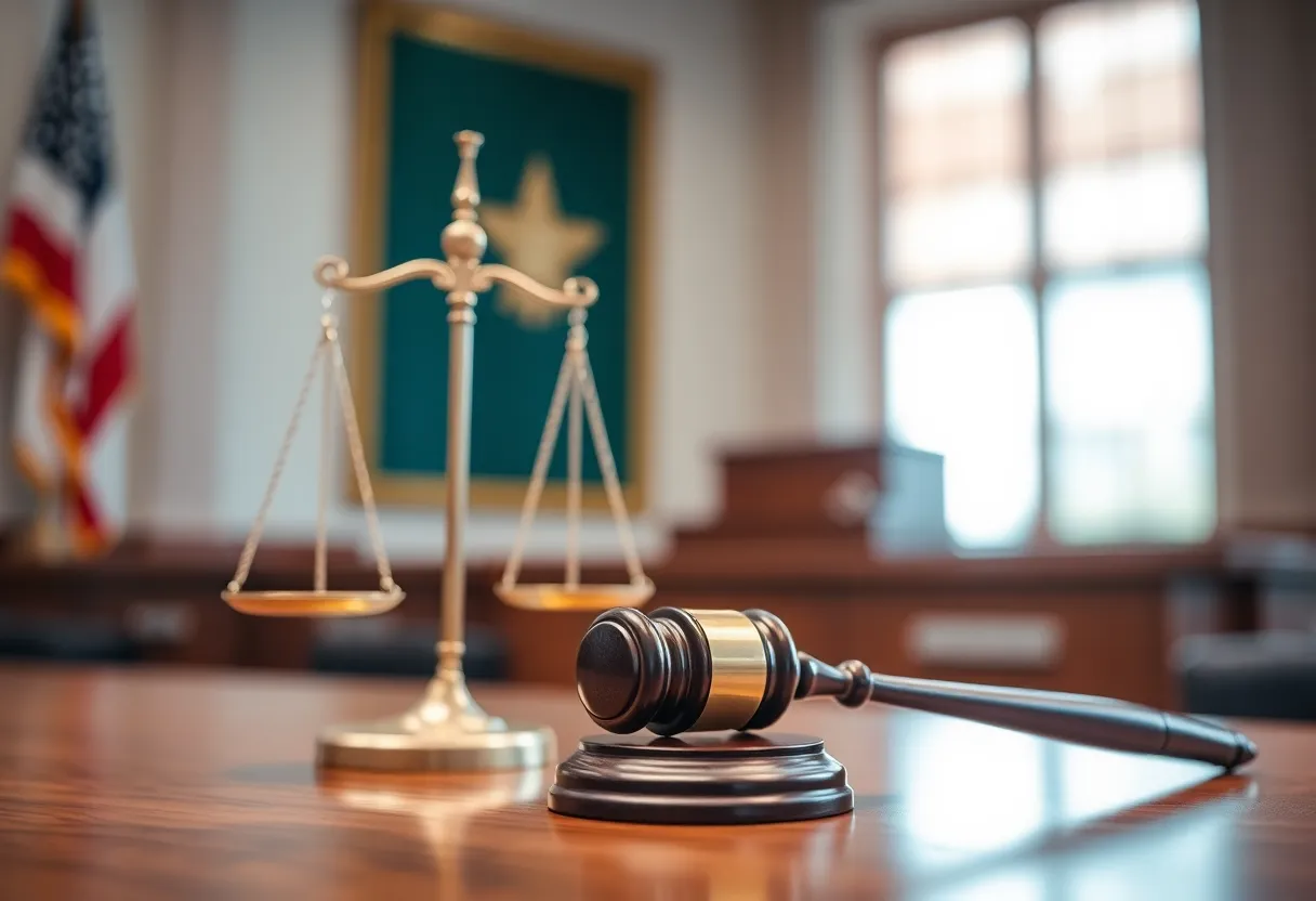 Abstract representation of legal ethics with scales of justice