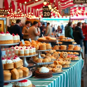 A variety of baked goods on display at the Market Baketacular in Chattanooga.