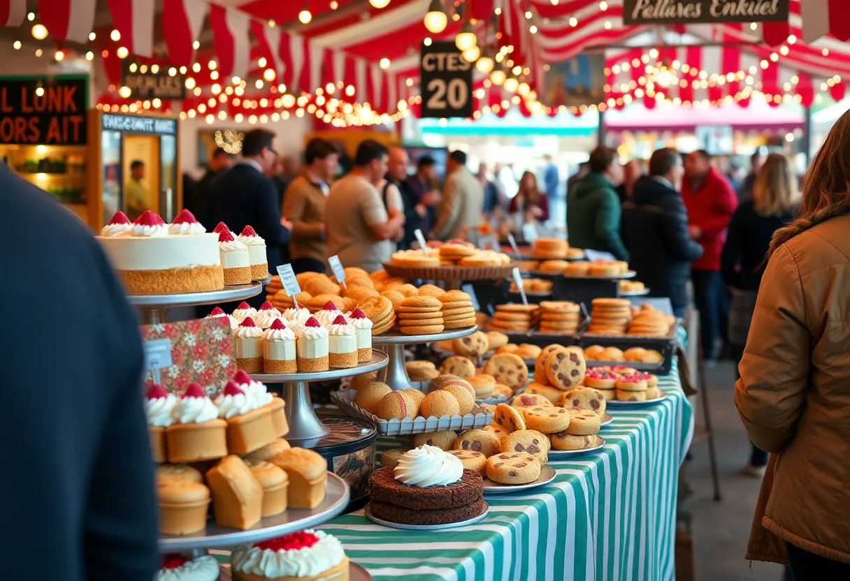 A variety of baked goods on display at the Market Baketacular in Chattanooga.