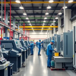 New manufacturing facility for Master Machine in Chattanooga, showcasing advanced machining operations.