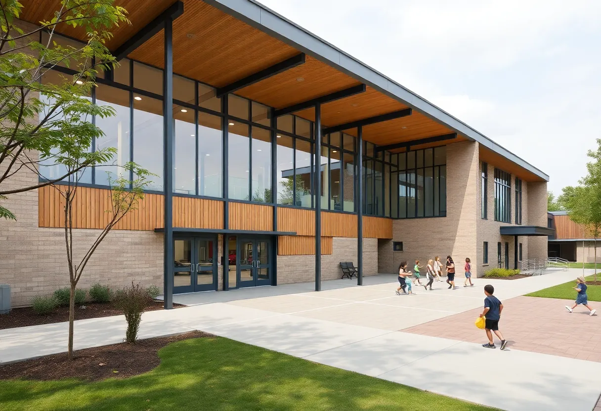 Rendering of North River Elementary School