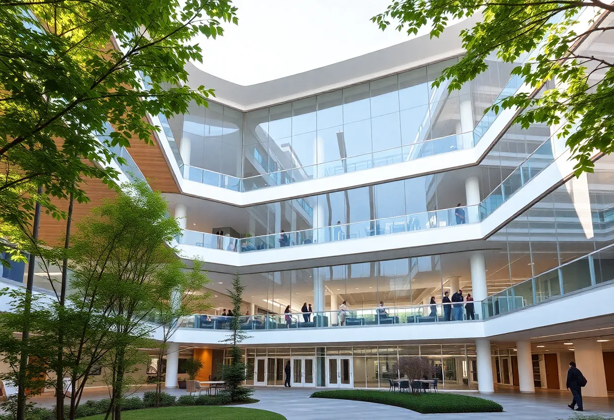 Architectural rendering of the Student Success Center at UTK