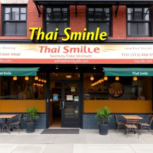 Exterior view of Thai Smile restaurant at 321 Market St., Chattanooga.