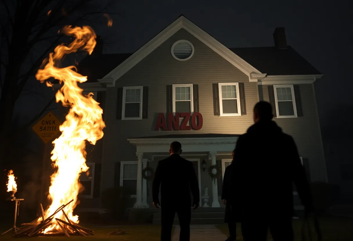 Fraternity house representing hazing incidents at the University of Tennessee at Chattanooga