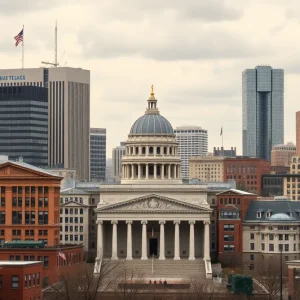 Boston skyline representing the sanctuary city lawsuit