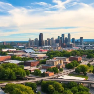 Chattanooga skyline representing economic growth and investment