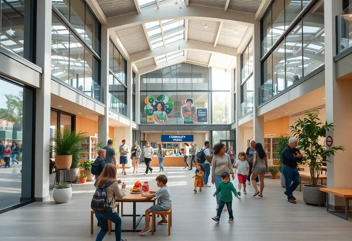 Exterior view of the renovated Chattanooga Community Hub