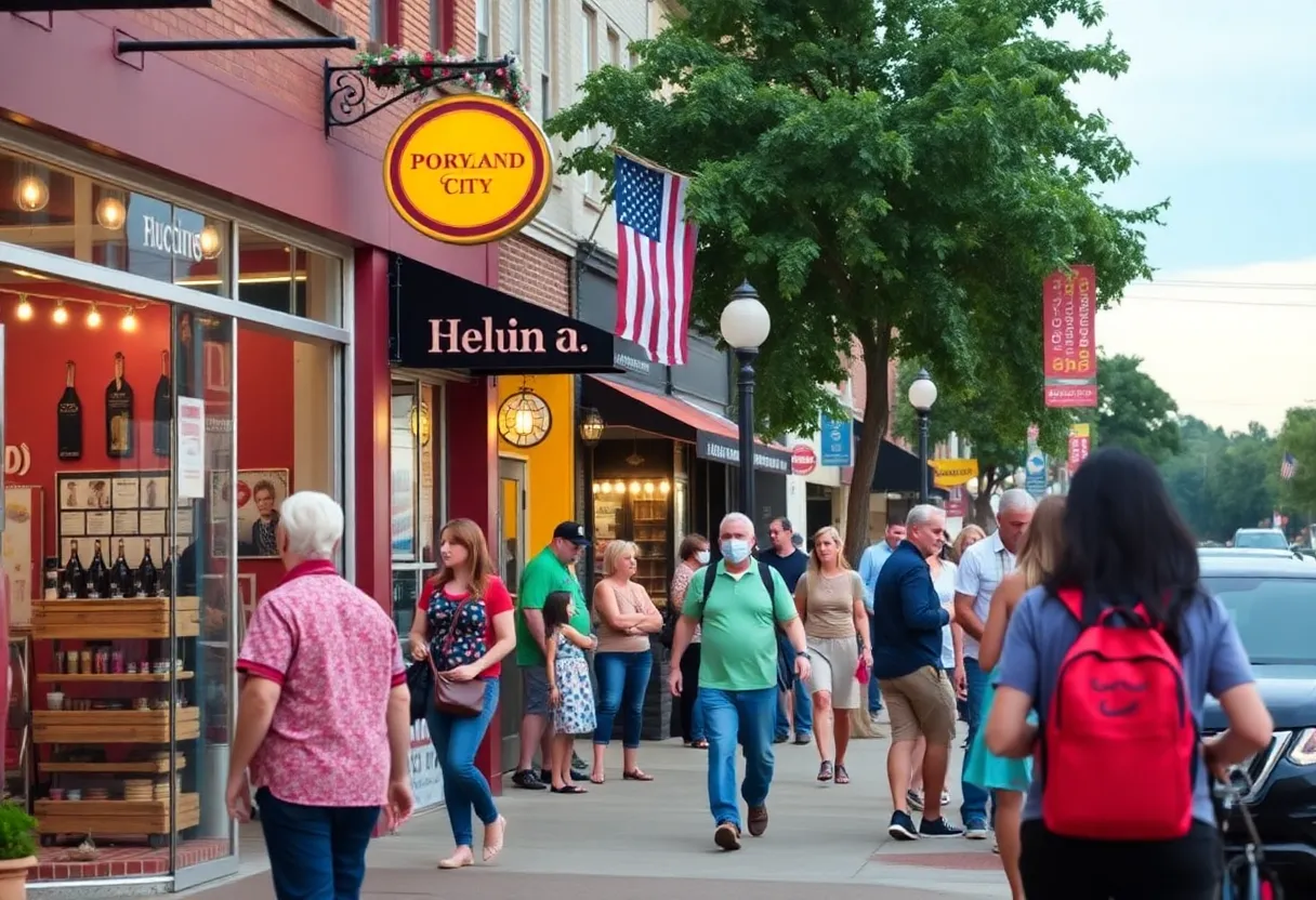 Community interactions and local businesses in Chattanooga