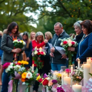 Community members gather to honor the contributions of local educators
