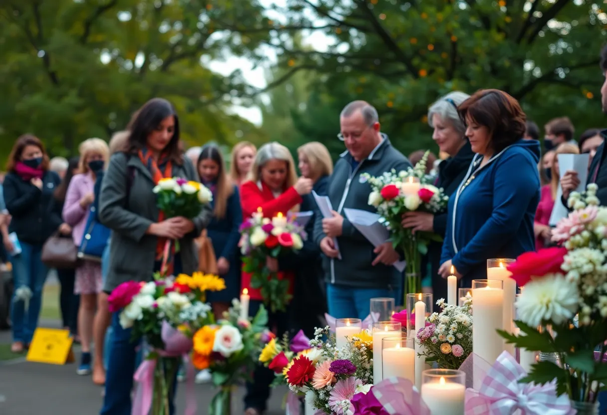 Community members gather to honor the contributions of local educators