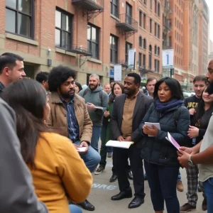 Community leaders discussing homelessness solutions in Chattanooga