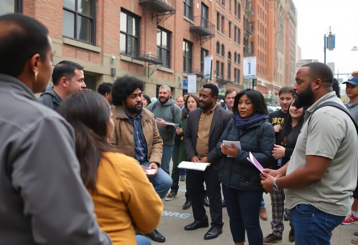 Community leaders discussing homelessness solutions in Chattanooga