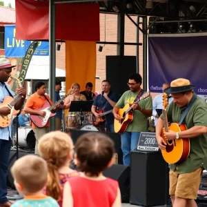 People enjoying live jazz music at Chattanooga Jazz Fest
