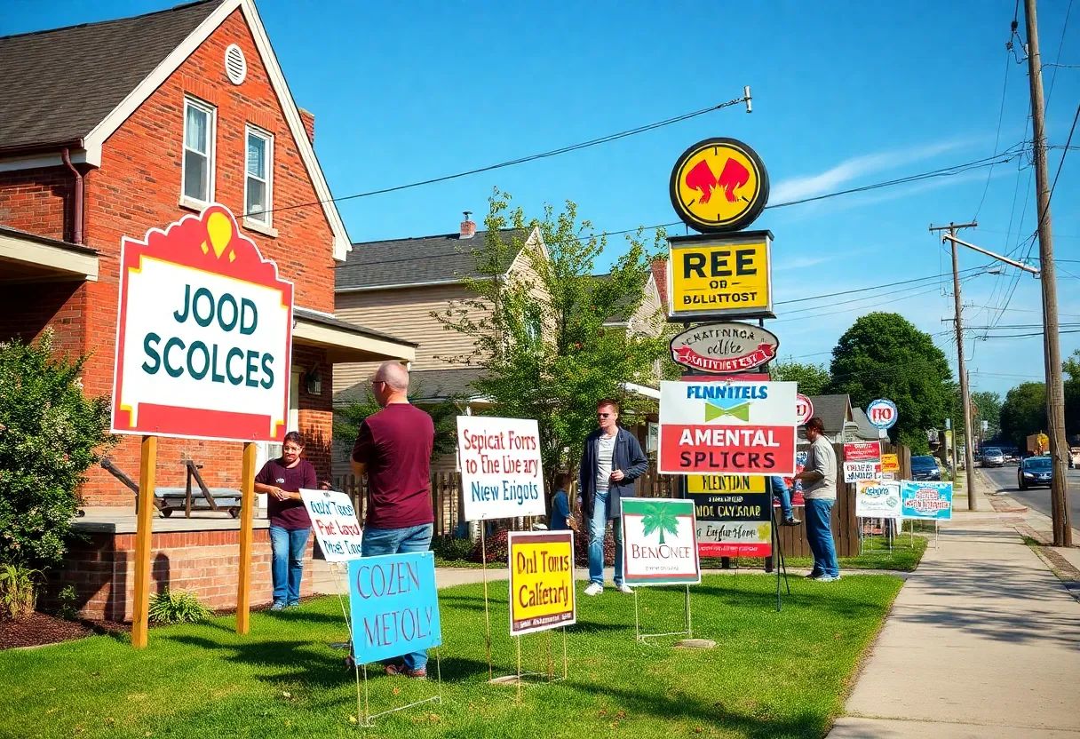 Residents in Chattanooga working on neighborhood branding projects