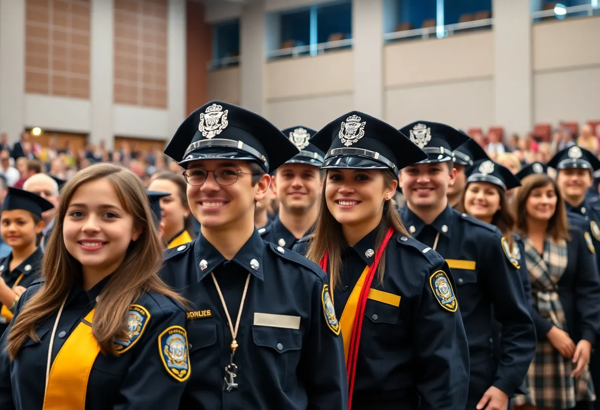 Graduation ceremony for new Chattanooga police officers